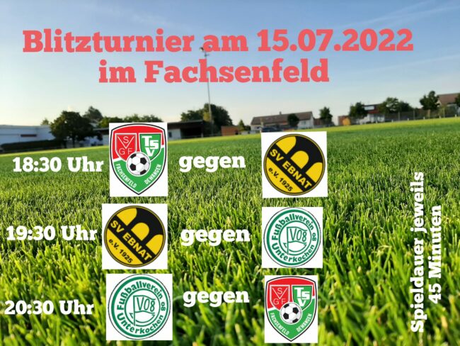 Blitzturnier Fachsenfeld