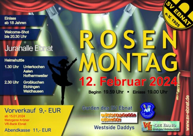 Rosenmontag-Plakat