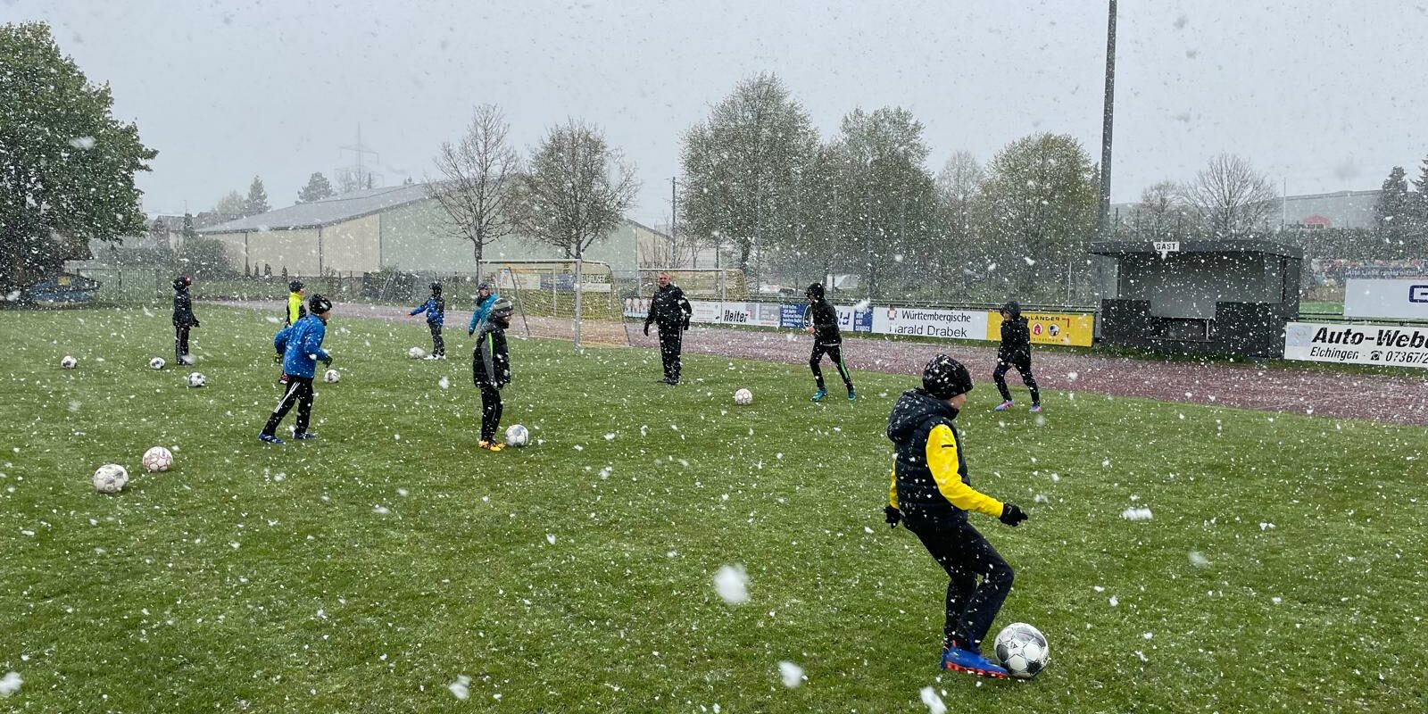 Training Schneefall 24.04.2024